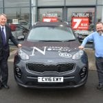 Robert Newsome and Ian Gravell travelling 5000 miles