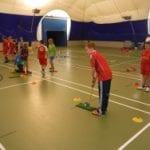 Children enjoying the sports camps held across Pembrokeshire during the school holidays.