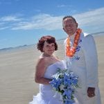 Wedding Ceremony, Cefn Sidan Beach, Pembrey, Carmarthenshire, Wales, UK