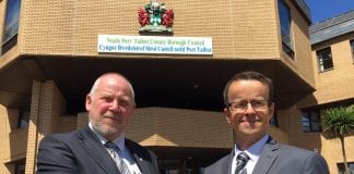 New leadership formally appointed Cllr. Rob Jones Cllr Anthony Taylor