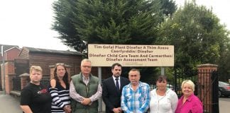 Labour & Unison Campaign To Save Ammanford Town Hall cARE teAM