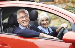 Older drivers can brush up their skills on course | Cwrs i fireinio sgiliau gyrwyr hŷn older driver couple 1