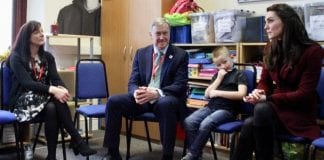 Action for Children saved my life Embargoed until 10th October – World Mental Health Day Jackie meets Duchess of Cambridge in Caerphilly