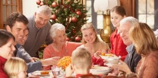 Time with family at the top of Christmas wish list BLD022794 Family Christmas Dinner1