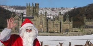 Santa Feeds his Deer this Saturday at Margam Country Park Santa d