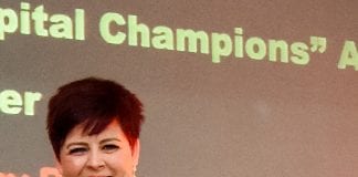 Hywel Dda University Health Board Staff Nurse, Tammy Bowen, is announced Winner of the “Hospital Champion” Award at the Paul Ridd Foundation Awards / Nyrs Staff Bwrdd Iechyd Prifysgol Hywel Dda, Tammy Bowen, yw Enillydd y Wobr “Hyrwyddwr Ysbyty” yng Ngwobrau Sefydliad Paul Ridd Tammy Bowen