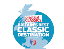 Practical Classics Magazine Readers Nominate Best Classic Car Destination in Your Area Britains Classic Destination Logo