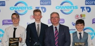 County’s sporting heroes honoured | Anrhydeddu arwyr byd chwaraeon y Sir 500x328 ben thomas young sportsman