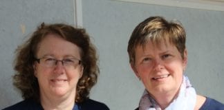 Two Hywel Dda Nursing Staff are accepted onto the Foundation of Nursing Studies – Inspire Improvement Programme / Dau aelod o staff nyrsio Hywel Dda wedi eu derbyn ar Raglen Ysbrydoli Gwelliant y Sefydliad Astudiaethau Nyrsio Sian Perry L Helen Furneaux R 1