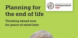 Speaking to friends and family about end-of-life plans can have significant benefits for older people, says charity PlanningEoL COVER