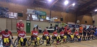 Wales hosts the Wheelchair Rugby League Celtic Cup this Saturday Wales Wheelchair 2017 World Cup new kit 2