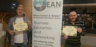 BUSINESSES COME FORWARD TO SUPPORT LGBTQ+ DAY Anyone and Bean LGBTQ certificate