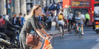 Women in Cardiff have a positive perception of cycling, yet 70% never ride a bike female on Bike