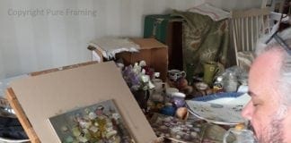 West Wales Art Scene News August 2018 Andrew Douglas Forbes at work 1