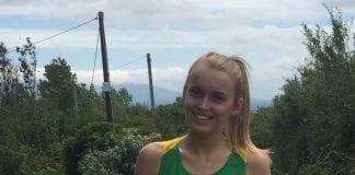 Schools service volunteer preparing for half marathon test with charity run Ffion Thomas