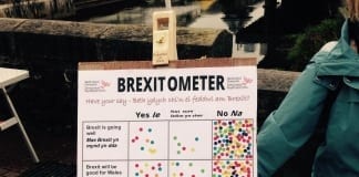 Haverfordwest Street Stall shows support for People’s Vote on Europe Haverfordwest Street Stall September 1