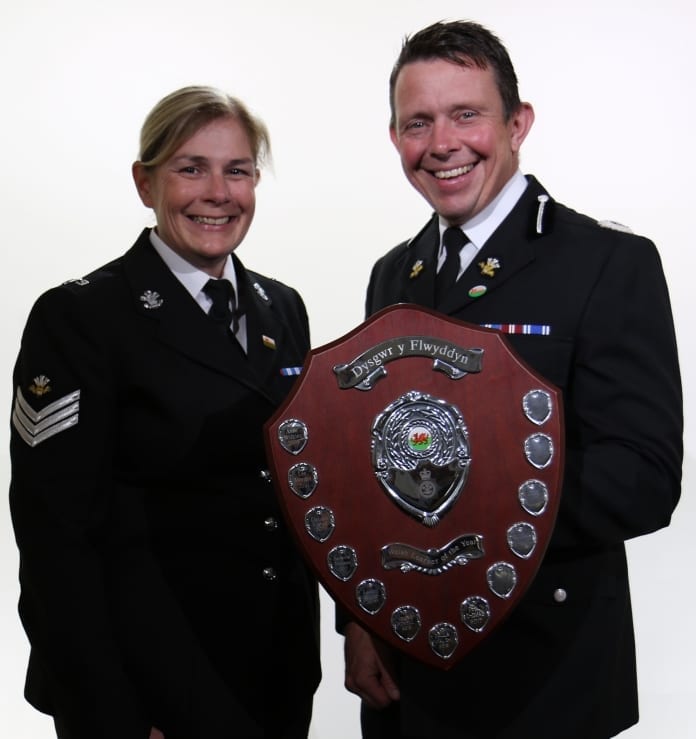 Sgt Julie Odgers and ACC Jeremy Vaughan