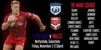 19-man Wales squad for Scotland clash 19 man squad