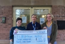 Generous donation made to Ty Bryngwyn Hospice, Llanelli Screenshot 20181122 172342