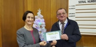 Llanelli MP celebrates local bingo club fundraising 181207 argos bingo