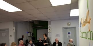 NEWS UPDATE – HOPE FOR FORMER PLAY AREA IN KIDWELLY 190112 Rhodfar Gwendraeth park meeting