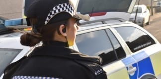 Bump cap trailled for South Wales Police officers Bump cap2