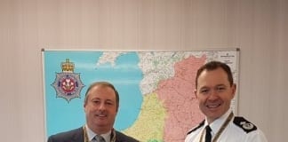 Force bids farewell to Deputy Chief Constable CC present DCC with retirement gift