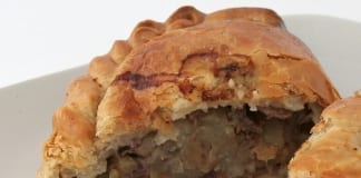 Iconic foods like Cornish pasties and Melton Mowbray put at risk by Brexit Cornish pasty cut