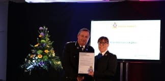 PCSO Lauren Hopkins Recognised for Work with Youths EE4A8843 lauren hopkins