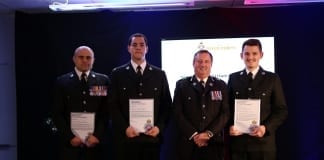 Two Officers and a Special Constable Commended for Brave and Calm Actions EE4A8868 violence in aber
