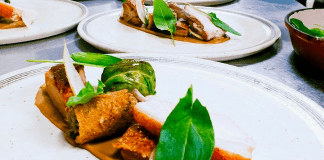 Last chance to try BBC2 Great British Menu winner and Michelin chef Chris Harrod’s 10/10 scoring dish, Everything but the Squeal Everything but the Squele