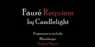 Swansea Bach Choir Fauré Requiem 6/4/19 7:30pm St David’s Priory, Swansea Cor Bach Abertawe