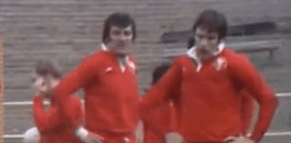 RIP former Wales international prop Mick Murph Mick right in Wales colours v New Zealand in Swansea in 1975