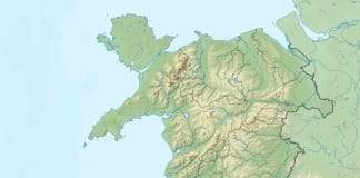 Wales still a colony? Wales relief location map