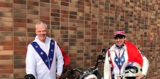 Bikers put on wheelie good fundraiser and clock up over 1000 miles for charity Evel02