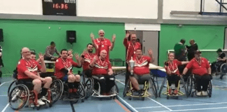 Wales Wheelchair win fourth successive Celtic Cup celebrations 1