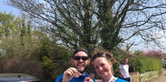 Parkrunners on a fundraising mission to run 5k around all Haven holiday parks for Mental Health UK Haven Park Run T Shirts