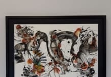 Exciting Artist to hit the West Wales Art Scene and news from the framing workshop Linda Ellis Artwork 1