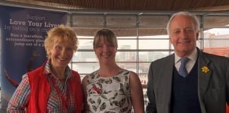 SUPPORT FOR CANCER CHARITIES Neil at cancer event