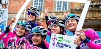 Cycling stars headline 2019 OVO Energy Women’s Tour startlist Riders celebrate during the 2018 race