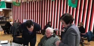 Sort Sandy Road traffic for bank holiday, say MP &AM sandy rd meeting 2