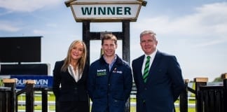 New Senior Appointment at Ffos Las Racecourses FL Chepstow Appointment L R Jo Thomas Richard Johnson Racecourse Ambassador and Kevin Hire.
