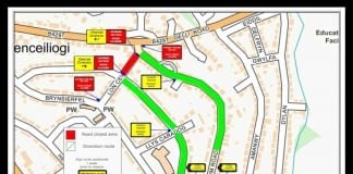 TEMPORARY ROAD CLOSURE: LON CEIRIOG W5136, LLANELLI Road Clousure