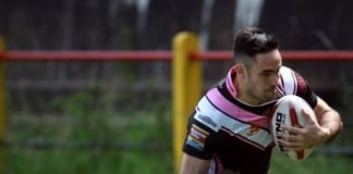Wales international Ian Newbury appointed Dragonhearts head coach Ian Newbury on the charge in his South Wales Scorpions days credit Ian Lovell