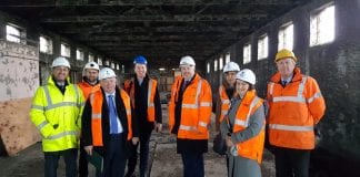Grant success for Goods Shed schools project 181123 carwyn goods shed visit 1