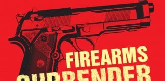 POLICE SURRENDER TAKES GUNS OFF THE STREETS DOgZyWsW0AAdUJT