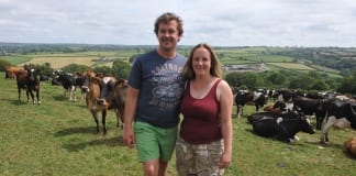 First West Wales Strategic Dairy Farm Announced Dylan and Hannah Harries