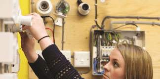 University not the only option for school leavers: Consider a career as an electrician female 7 Shauna2