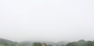 FOREST FAN EMBARKS ON 165-MILE PERSONAL PILGRIMAGE IN MEMORY OF SON Andrew Johnson setting off on his 165 mile walk from Llanwddyn to Nottingham 1