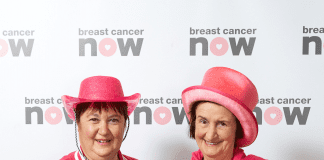 Llanelli MP wears it pink to support breast cancer fundraiser Nia Griffith with Kate 2